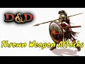 D D 5e Thrown Weapon Attacks