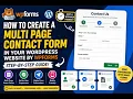 How to create a multi page contact form in your wordpress website by wpforms