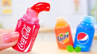 sweet miniature coca cola frozen honey jelly decorating tiny dessert design by mini yummy