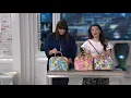 Dooney Bourke Hydrangea Basket Weave Zip Zip Satchel Handbag on QVC