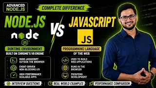 Nodejs Tutorial 5 Node js vs JavaScript What s the Difference Every Beginner Gets Confused