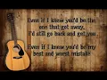 Cole Swindell - Break Up In The End lyrics