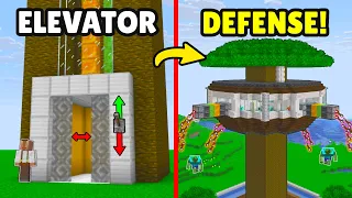 🌳WORLD'S Safest/Smart TREE HOUSE in Minecraft!