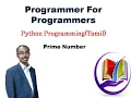 Python program to check if the number is prime or not Tamil