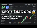 How Someone Turned 50 into 435 000 on Polymarket-I Built the Same Rust Arbitrage Bot in 40 Minutes
