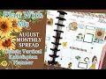AUGUST 2026 CATCHALL MONTHLY SPREAD PLAN WITH ME CLASSIC KELLOFAPLAN VERTICAL CATCHALL PLANNER