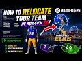 How to CREATE RELOCATE a Team in Madden 26 Franchise