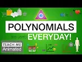What are POLYNOMIALS used for REAL LIFE Situations Animated Introduction to Polynomials Part 1