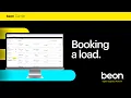 Beon Carrier Portal Booking a Load