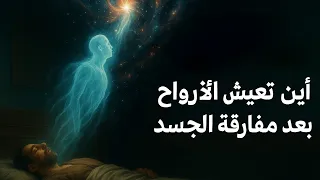 اين تعيش الأرواح بعد مفارقة الجسد   شكل الروح وسرعتها دندنها