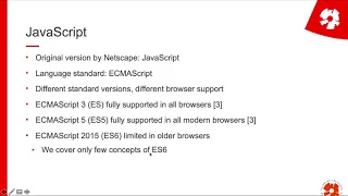 Web Programming I JavaScript part 4 JavaScript Introduction