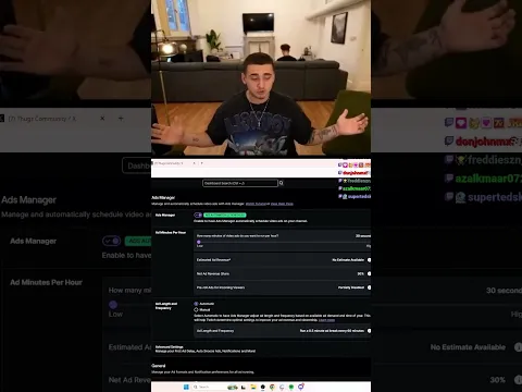 Lacy Turns OFF Ads on His Twitch Channel