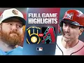 BREWERS vs D-BACKS Full Game Highlights July 4 2026 MLB Season