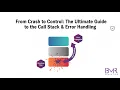 Error Handling Explained Call Stack try-catch Global Error Strategies
