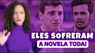 OS PROTAGONISTAS QUE MAIS SOFRERAM (as mocinhas fizeram eles de gato e sapato!!)