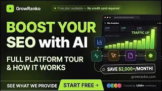 GrowRanko Free AI SEO Tool Full Demo Rank Higher on Google