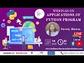 Webinar in Applications on Python Programming - ICSS