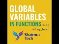 Global Variables in Functions Explained with Real-Life Examples