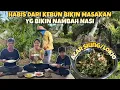LIHAT BAPAK PUPUKIN SAWIT DAN BERSIHKAN RUMPUT,LANJUT MASAK BEBERAPA MENU BUAT KELUARGA