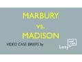 Case Brief Marbury v Madison Constitutional Law