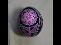 Easy Pysanky Pattern - Teardrop Division with Border