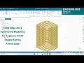 Solid Edge 2023 Tutorial - 3D Modeling for beginner EP 29 Square Spring