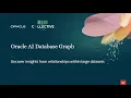 Beyond Tables Mastering Graph in the Oracle AI Database