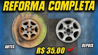 RESTAURAMOS AS RODAS com R$35,00 do PROJETO S10   - EP11 S10 HIPERVAREJO