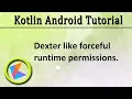 Kotlin Android Tutorial Allow runtime permission from user