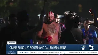 Michelle Obama suing UFC fighter who called her a man