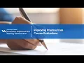 Instructional Insights Series Improving Practice from Course Evaluations