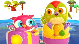 Download Kids Learn Fruit with @HopHoptheOwl : Educational Cartoons for Babies MP3