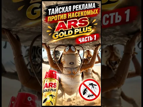 Тайская реклама против насекомых ARS GOLD PLUS часть 1
