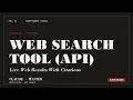 Claude API Web Search Tool Live Web Access Inside One Request Claude Master