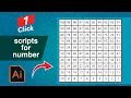Auto Numbering in Illustrator Using Scripts Complete Tutorial