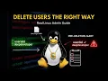 Linux User Management Deep Dive useradd vs usermod userdel Audit login defs Explained