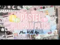 Pastel Pumpkin Patch Plan With Me Happy Planner BIG Vertical PWM