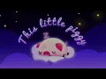 Sleep music for babies Black Screen - Lullaby 1 hour loop - Brahms lullaby harp - Ocean sounds