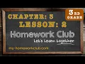 Homework Help Common Core Math Grade 3 Chapter 3 Lesson 2 - part 1