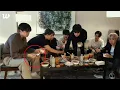 Download Lagu LIVE🔴Jungkook received call from his girlfriend while live  on Weverse with BTS members in LA