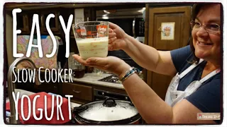 Download Easiest Homemade Yogurt ** Slow Cooker Method ** Frugal Living MP3