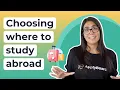 How to decide where to study abroad