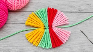 Amazing 6 Superb Hand Embroidery Craft ideas with Woolen Yarn | Easy sewing hack