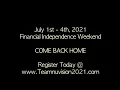 2021 TEAM NUVISION FINANCIAL INDEPENDENCE WEEKEND