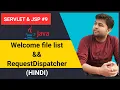 Welcome file list RequestDispatcher Complete Session HINDI - Servlet JSP