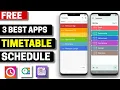 3 Best Free Timetable Schedule Apps for Android 2026