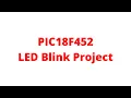 2 PIC18F452 LED Blink