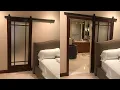 Sliding Barn Door track installation Full door tutorial