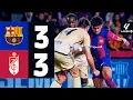 FC BARCELONA 3 vs 3 GRANADA LALIGA MD24
