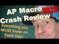 AP Macroeconomics Exam 2026 Last Minute Crash Review